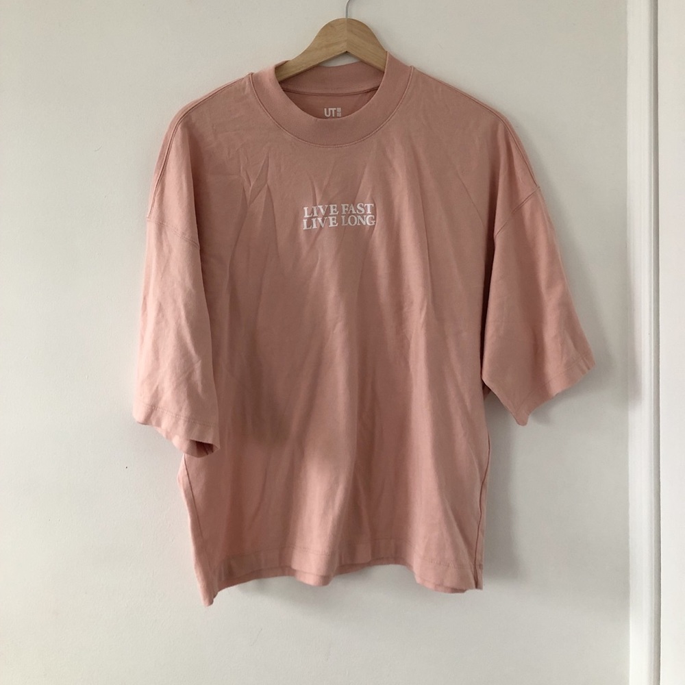 Live Fast, Live Long oversized tee